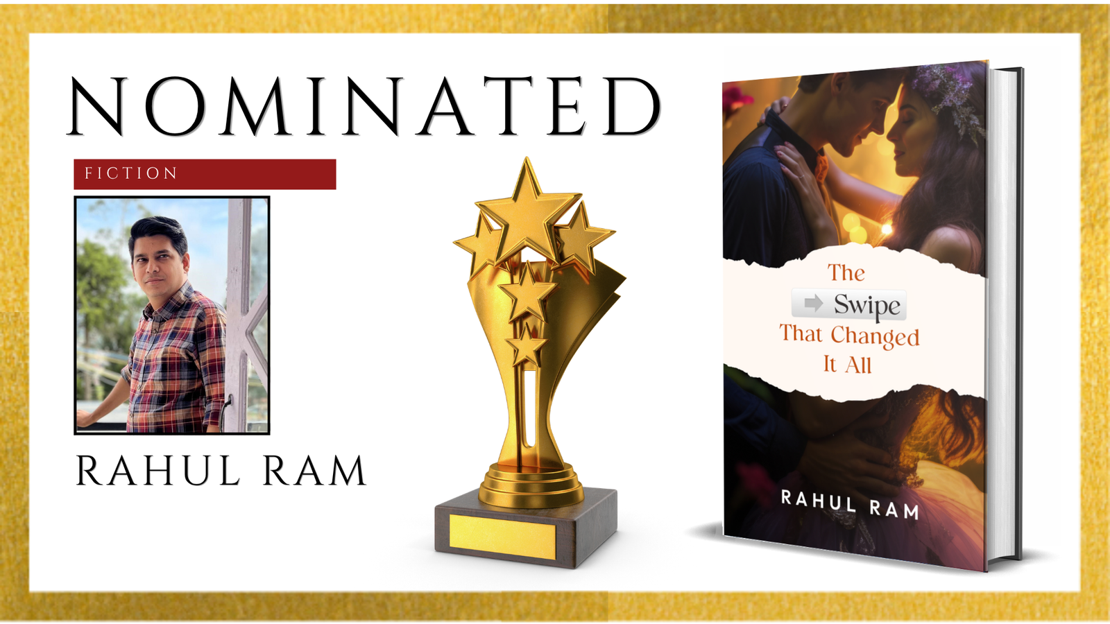 Read more about the article Rahul Ram Officially Nominated for the Ananta Press Sahitya Ratna Award for The Swipe That Changed It All