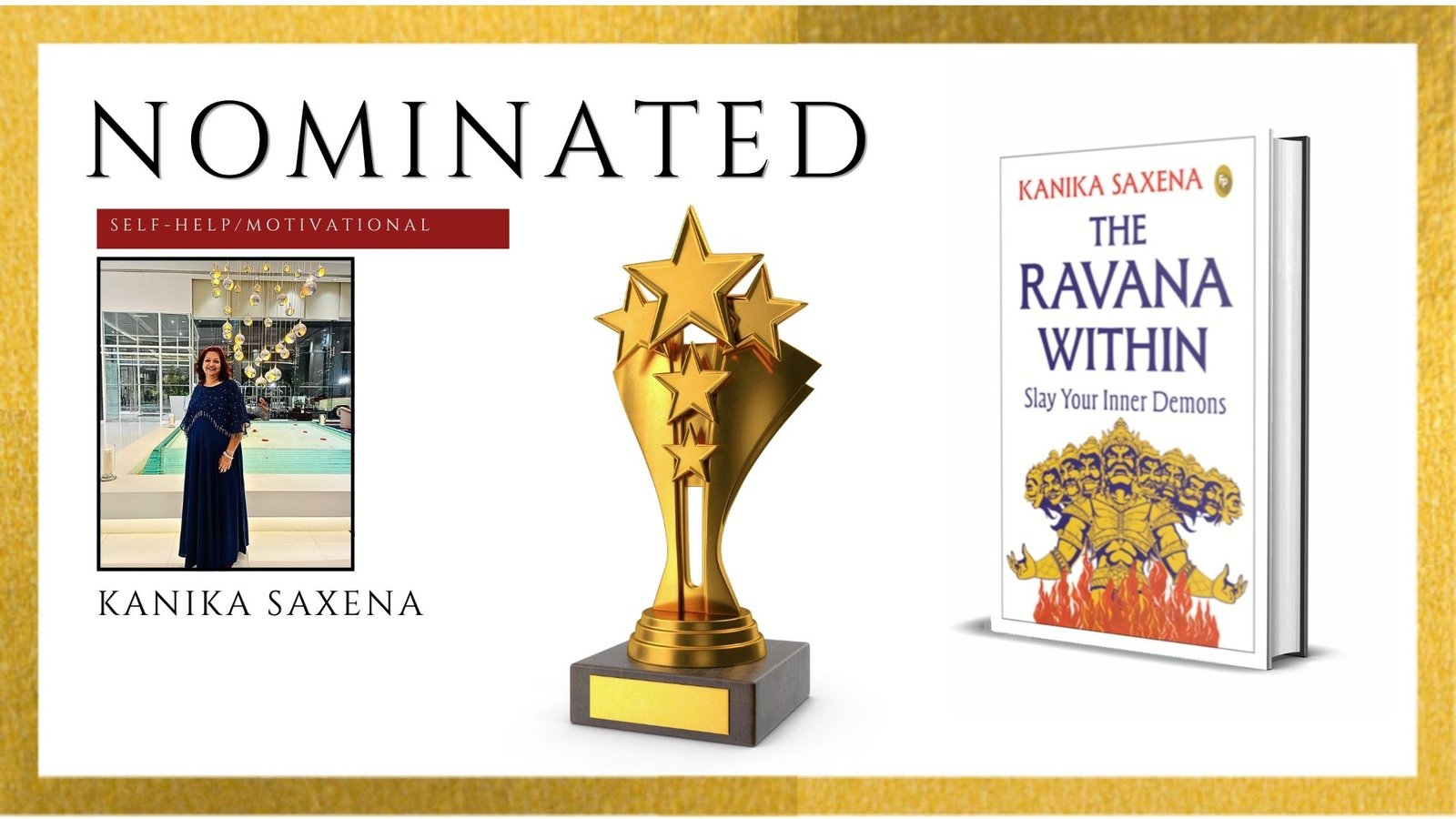 Read more about the article Kanika Saxena’s The Ravana Within: Slay Your Inner Demons Officially Nominated for the Ananta Press Sahitya Ratna Award