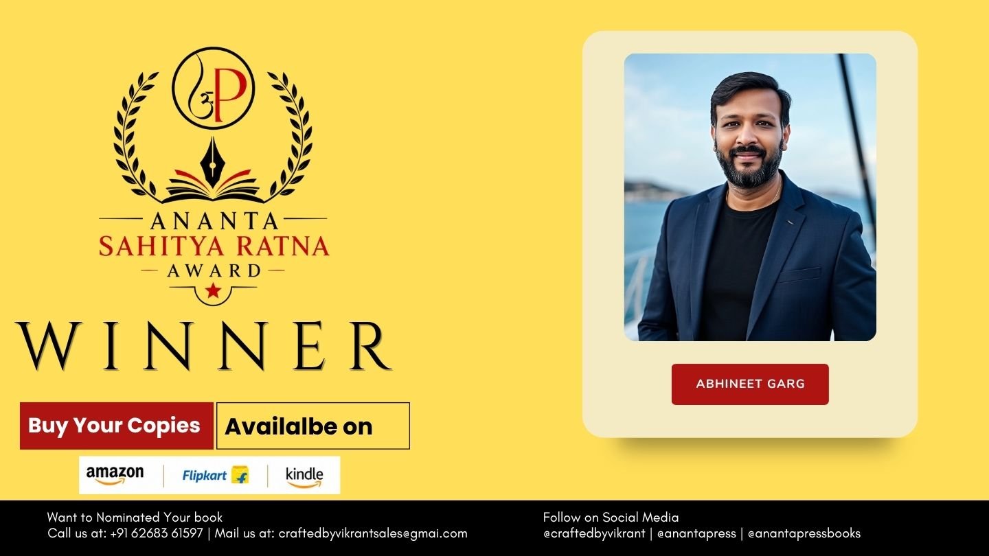 Read more about the article Abhineet Garg Wins the Ananta Press Sahitya Ratna Award for Nidhivan: The Forest of Eternal Raas Leela